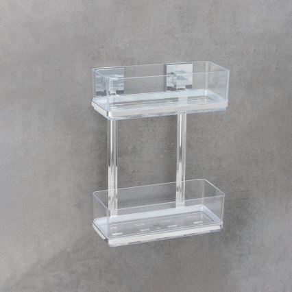 WENKO 22691100-Lentyna VACUUM-LOC QUADRO ED 25,5x32,5 cm sidabrinė/blizgus chromas/skaidri