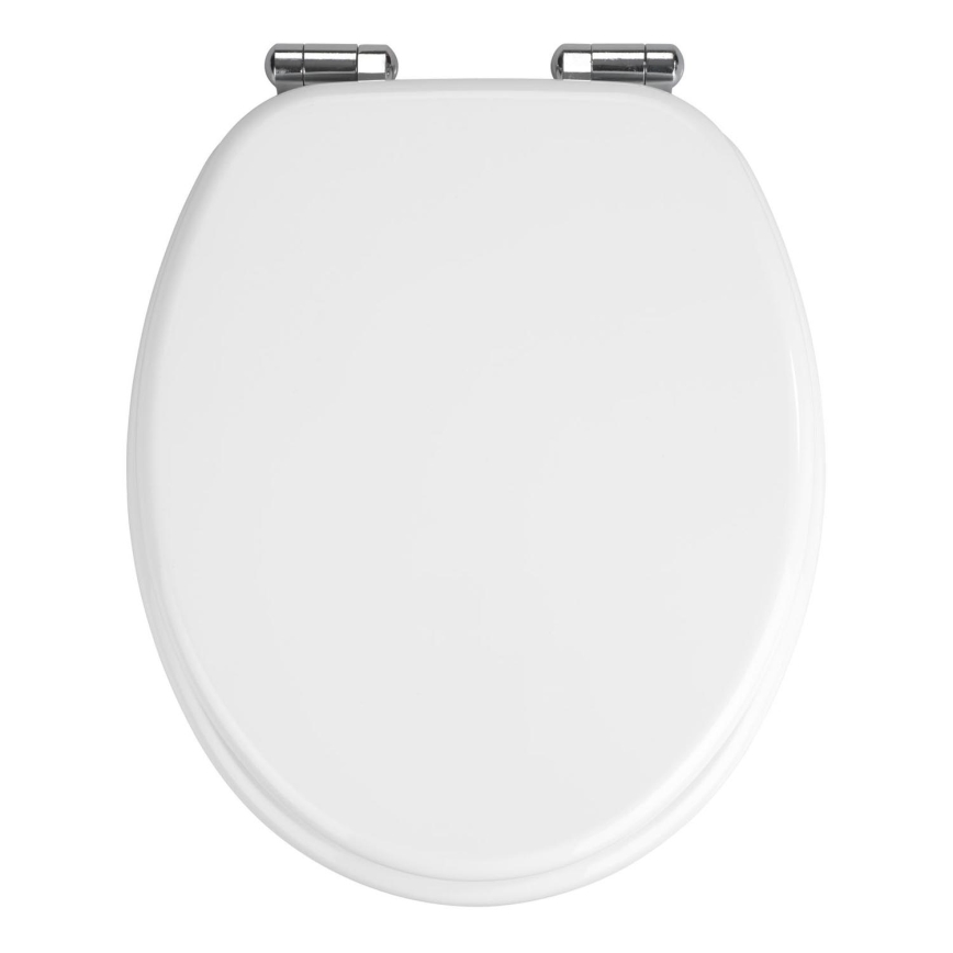 WENKO 22885100-WC sėdynė URBIO 36x42,5 cm balta/sidabrinė