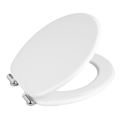 WENKO 22885100-WC sėdynė URBIO 36x42,5 cm balta/sidabrinė