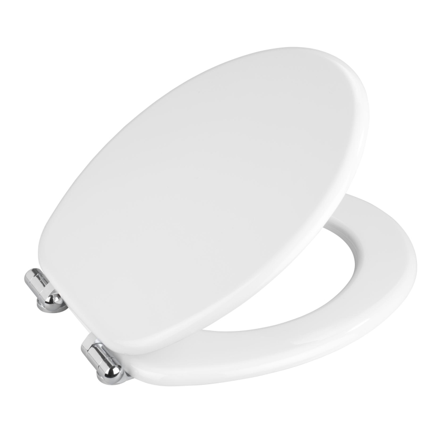 WENKO 22885100-WC sėdynė URBIO 36x42,5 cm balta/sidabrinė