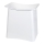 WENKO 22949100 - Taburetė WING 45x48 cm balta/juoda