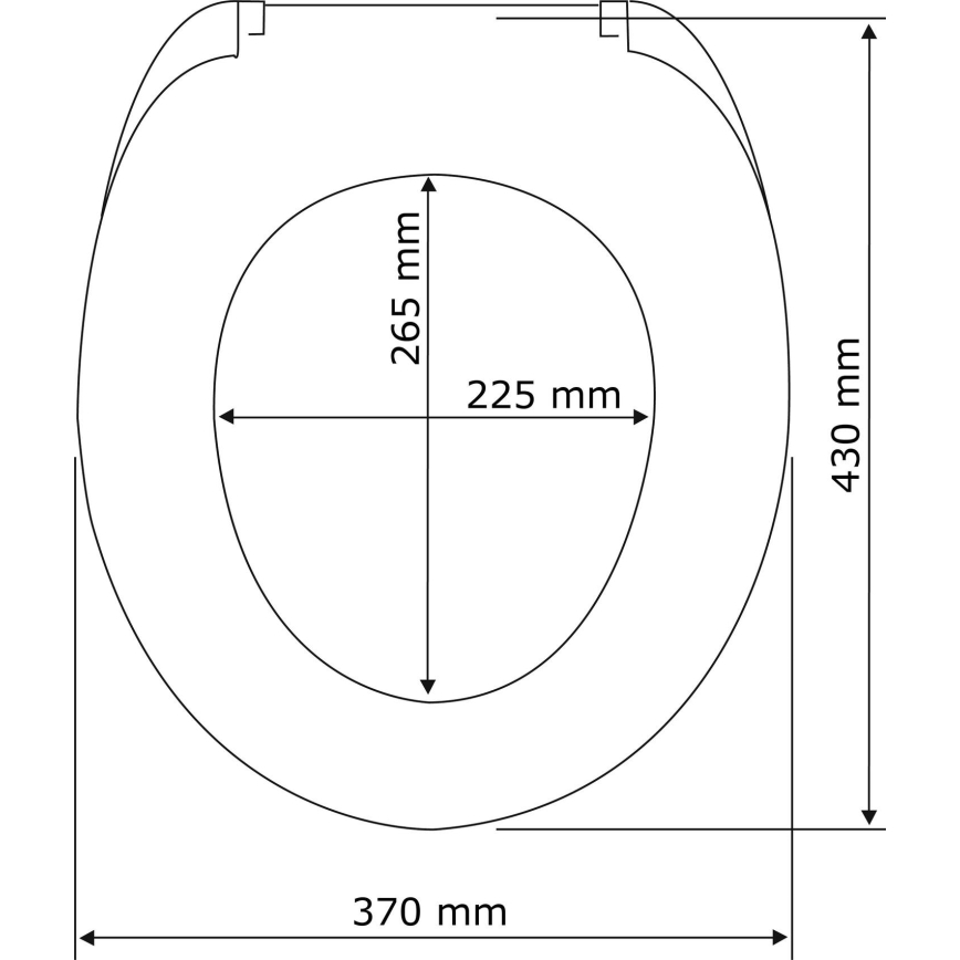 WENKO 22979100-WC tualeto sėdynė NATŪRALUS BUKAS 35,5x42,5 cm ruda/sidabrinė