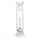 WENKO 22992100 - WC šepetys DEBAR 18x73 cm nerūdijančio plieno/satinuotas/baltas