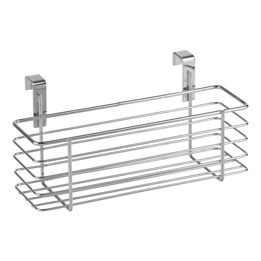 WENKO 2344100 - Krepšelis SLIM 24x11,5 cm blizgus chromas/juodas