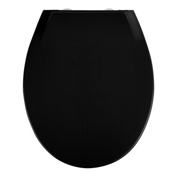 WENKO 23443100-WC sėdynė KOS 44x37 cm juoda/sidabrinė