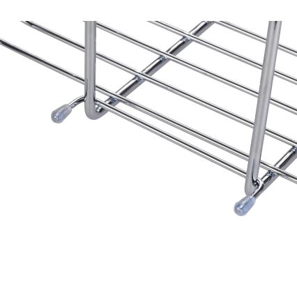 WENKO 23499100 - Dušo lentynėlė MILO 25x36 cm nerūdijančio plieno/sidabrinė/skaidri