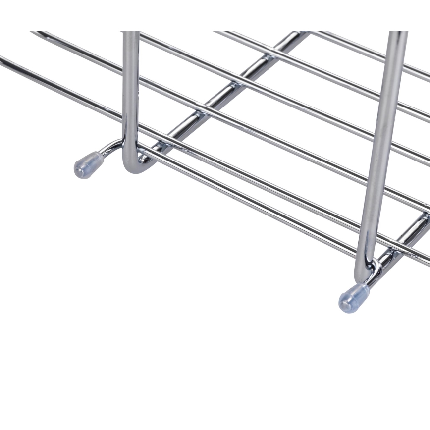 WENKO 23499100 - Dušo lentynėlė MILO 25x36 cm nerūdijančio plieno/sidabrinė/skaidri