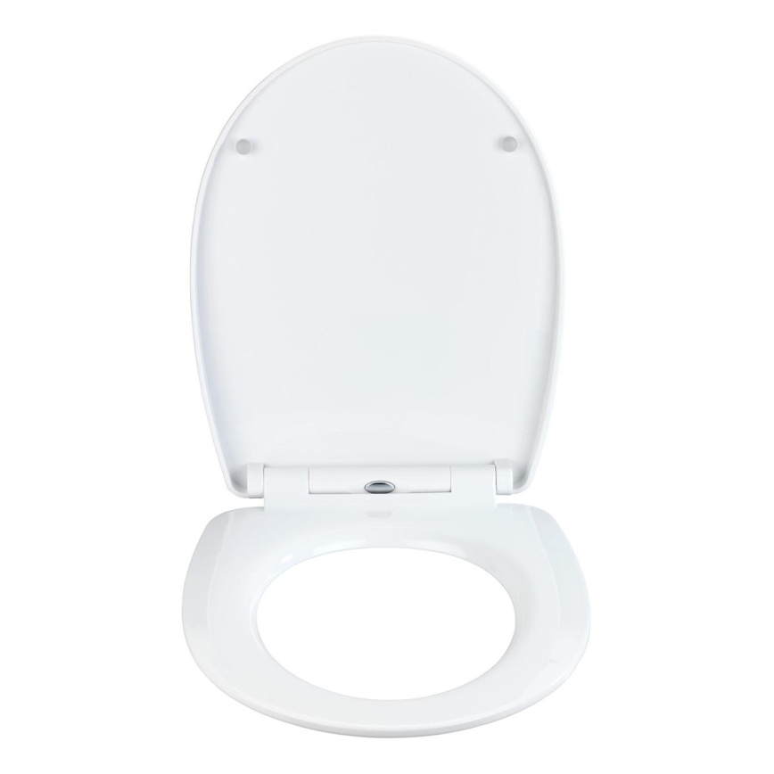 WENKO 23533100-WC tualeto sėdynė 300/350 KG 36,5x45 cm, įvairiaspalvė/sidabrinė