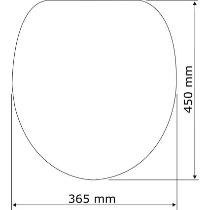 WENKO 23536100-WC tualeto sėdynė RELIEF 36,5x45 cm įvairiaspalvė/sidabrinė