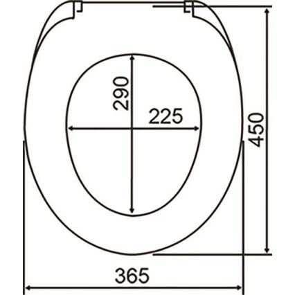 WENKO 23536100-WC tualeto sėdynė RELIEF 36,5x45 cm įvairiaspalvė/sidabrinė