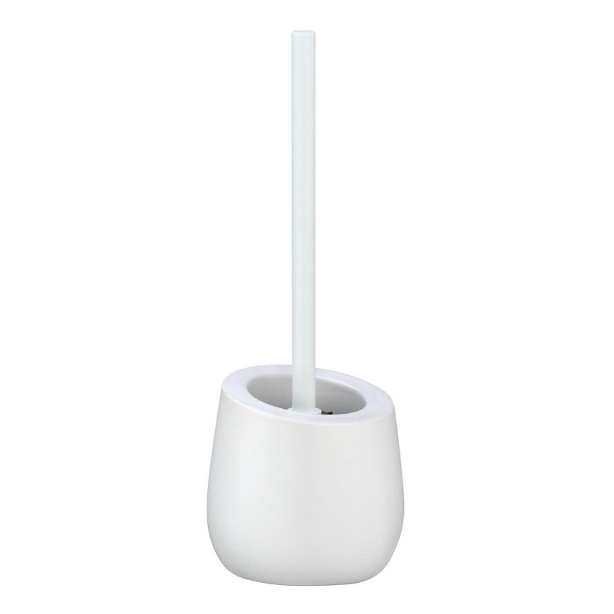 WENKO 23646100 - Tualeto šepetys BADI, 13,5x38 cm, baltas