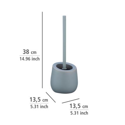 WENKO 23650100 - WC šepetys BADI 13,5x38 cm pilkas
