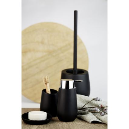 WENKO 23654800 - Tualeto šepetys BADI 13,5x38 cm juodas