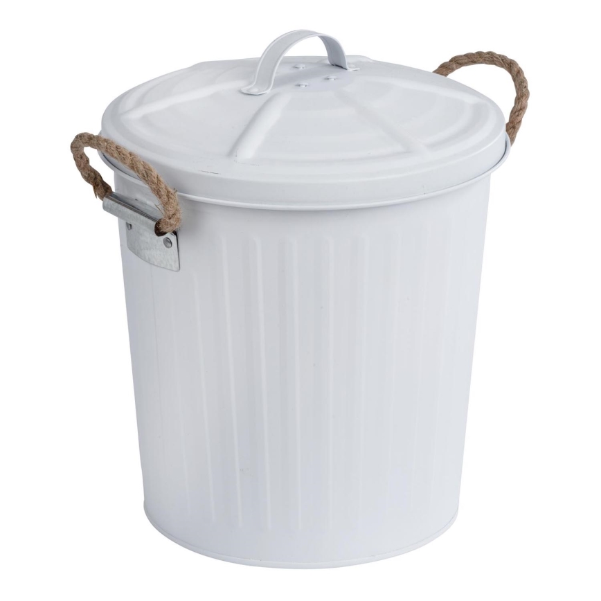 WENKO 23703100 - Krepšelis GARA 24x28,5 cm baltas