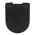 WENKO 23827100-WC tualeto sėdynė SEDILO 45,2x36,2 cm juoda/sidabrinė