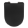 WENKO 23827100-WC tualeto sėdynė SEDILO 45,2x36,2 cm juoda/sidabrinė