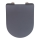 WENKO 23828100-WC tualeto sėdynė SEDILO 45,2x36,2 cm pilka/sidabrinė