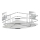 WENKO 23856800 - Lentyna TURBO-LOC QUADRO ED. 27,5 x 19,3 cm, iš nerūdijančio plieno, blizgus chromas