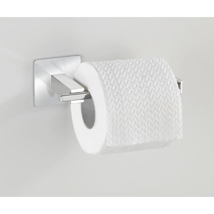 WENKO 23859800 - Tualetinio popieriaus laikiklis TURBO-LOC QUADRO ED 16,5x6,5 cm, nerūdijančio plieno