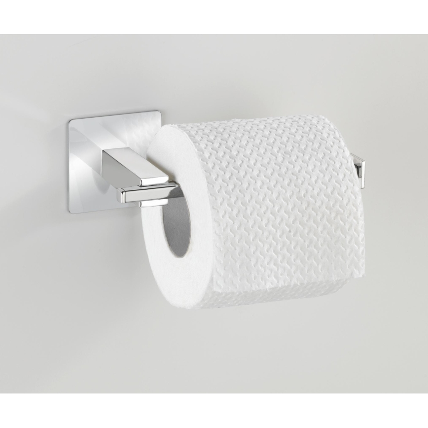 WENKO 23859800 - Tualetinio popieriaus laikiklis TURBO-LOC QUADRO ED 16,5x6,5 cm, nerūdijančio plieno