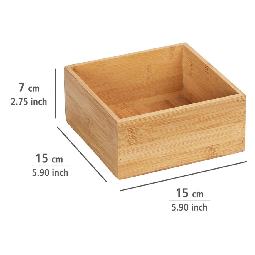 WENKO 23919100 - Padėklas TERRA 15x7 cm, rudas