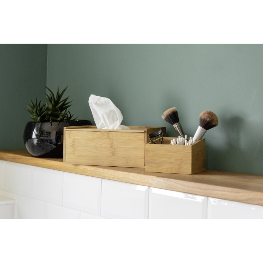 WENKO 23925100 - Dėžutė servetėlėms TERRA 25x13 cm ruda