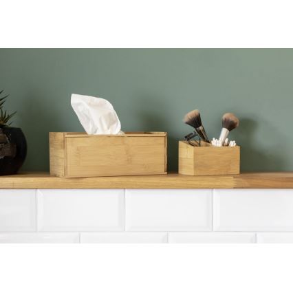 WENKO 23925100 - Dėžutė servetėlėms TERRA 25x13 cm ruda