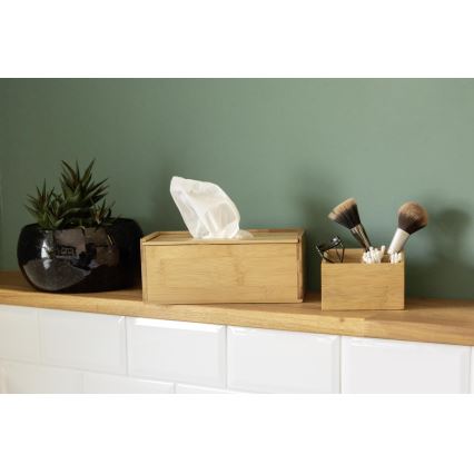 WENKO 23925100 - Dėžutė servetėlėms TERRA 25x13 cm ruda