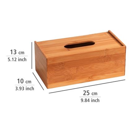 WENKO 23925100 - Servetėlių dėžutė TERRA 25x13 cm, ruda