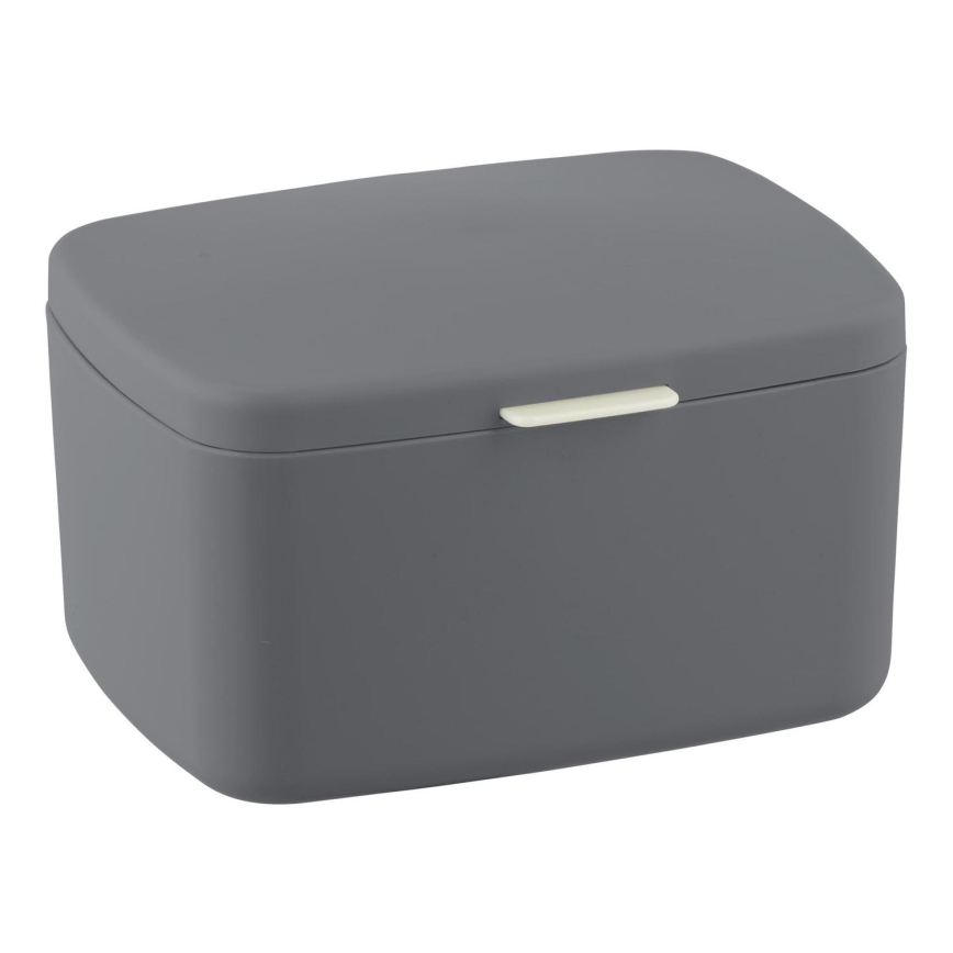 WENKO 23981100 - Dėžutė BARCELONA 19,5x16 cm antracitas/blizgus chromas