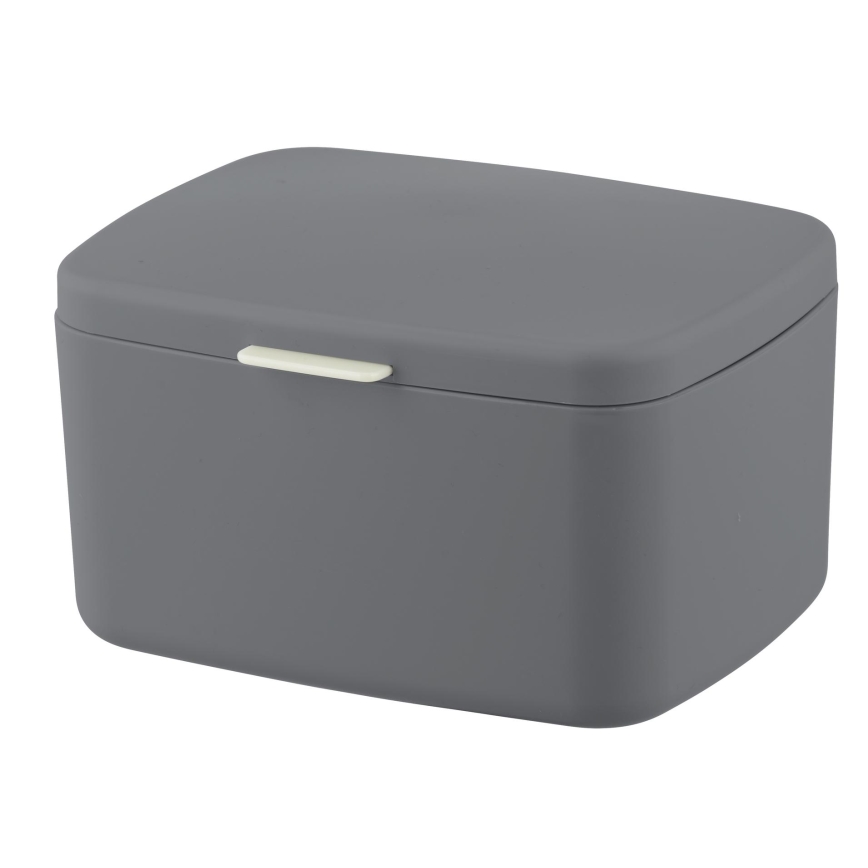 WENKO 23981100 - Dėžutė BARCELONA 19,5x16 cm antracitas/blizgus chromas