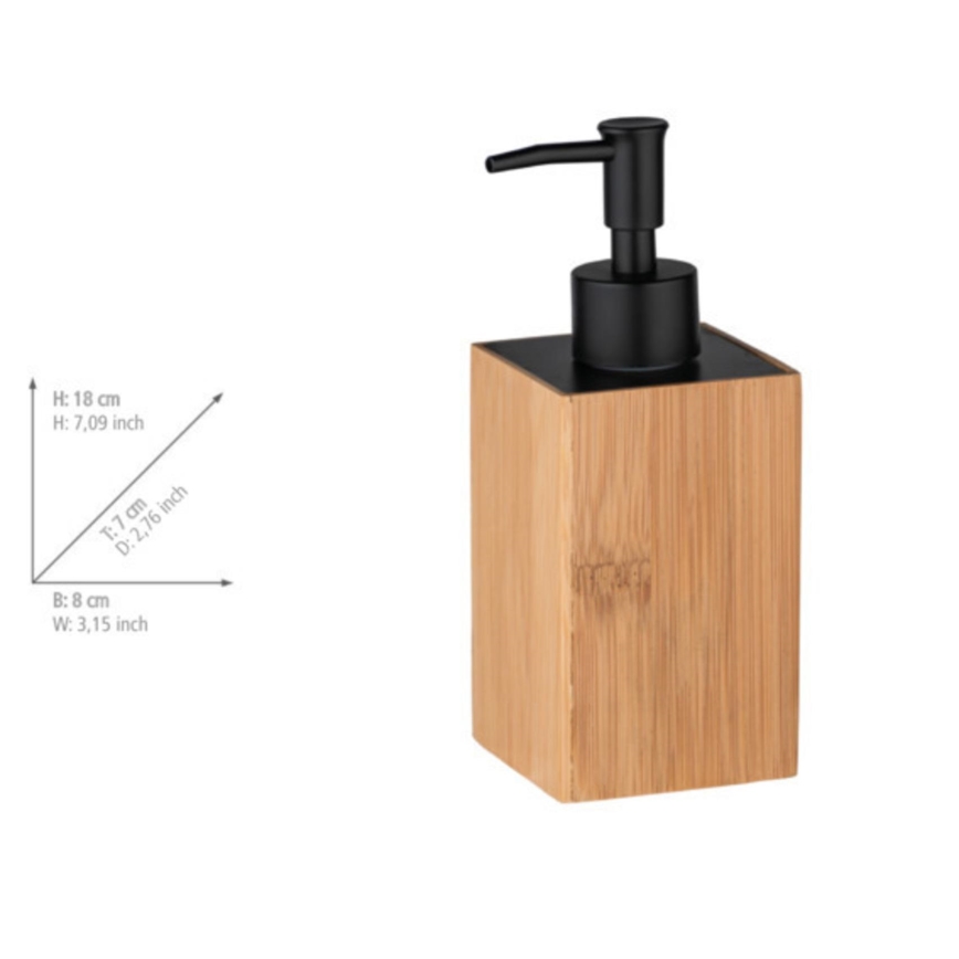 WENKO 23984100 - Muilo dozatorius PADUA 210 ml rudas/juodas