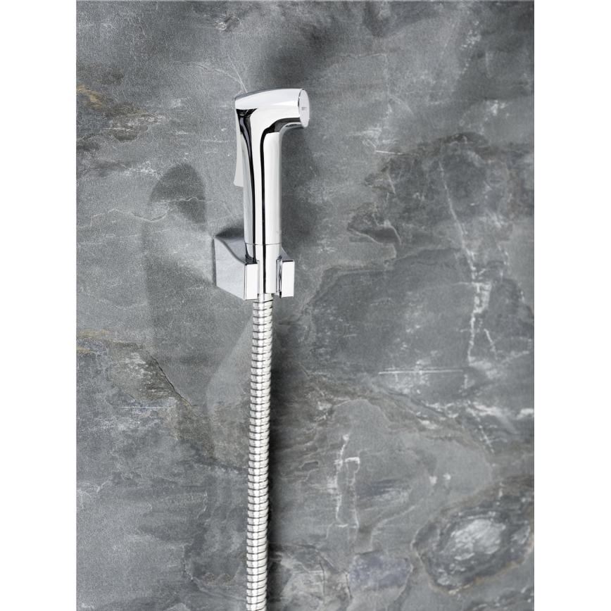 WENKO 23999100 - Bidė rinkinys WATERSAVING SYSTEM 12x7 cm blizgus chromas/sidabrinė