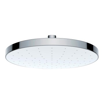 WENKO 24000100-Dušo galvutė AUTOMATINIS VALYMAS 22,5x22,5 cm blizgus chromas/balta