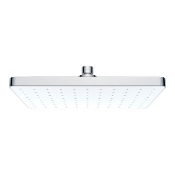 WENKO 24001100 - Dušo galvutė AUTOMATINIS VALYMAS 25x17 cm blizgus chromas/balta
