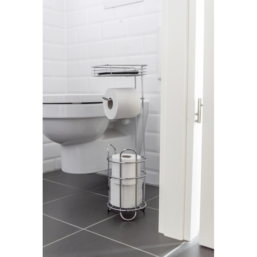 WENKO 24074800 - Tualetinio popieriaus laikiklis 16x59 cm blizgus chromas