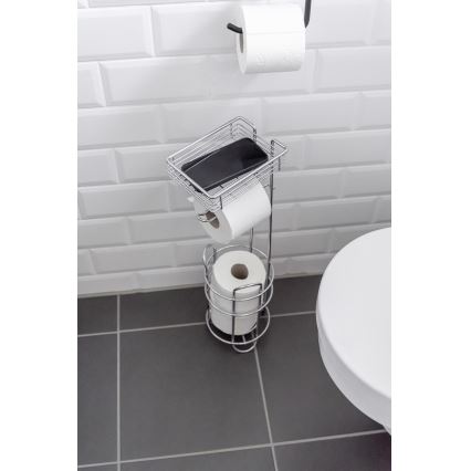 WENKO 24074800 - Tualetinio popieriaus laikiklis 16x59 cm blizgus chromas