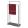 WENKO 24076800 - Rankšluosčių laikiklis RAVINA 48x80 cm nerūdijančio plieno/sidabrinis/juodas