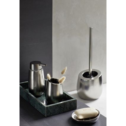 WENKO 24140100 - WC šepetys BADI 13,5x38 cm sidabrinis