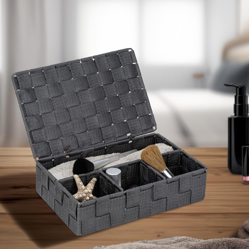 WENKO 24223100 - krepšelis ADRIA 26x17 cm pilka/antracitas