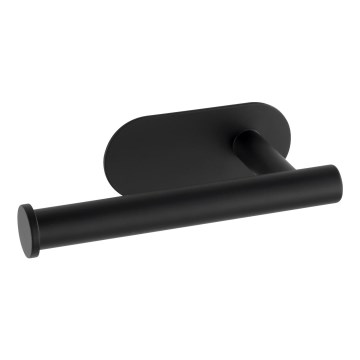 WENKO 24287100-Tualetinio popieriaus laikiklis TURBO-LOC OREA BLACK 16x7 cm nerūdijančio plieno/juodas