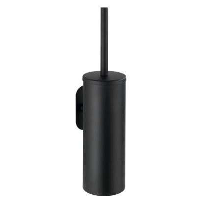 WENKO 24289100-WC tualeto šepetys TURBO-LOC OREA BLACK 9x39,5 cm nerūdijančio plieno/juodas