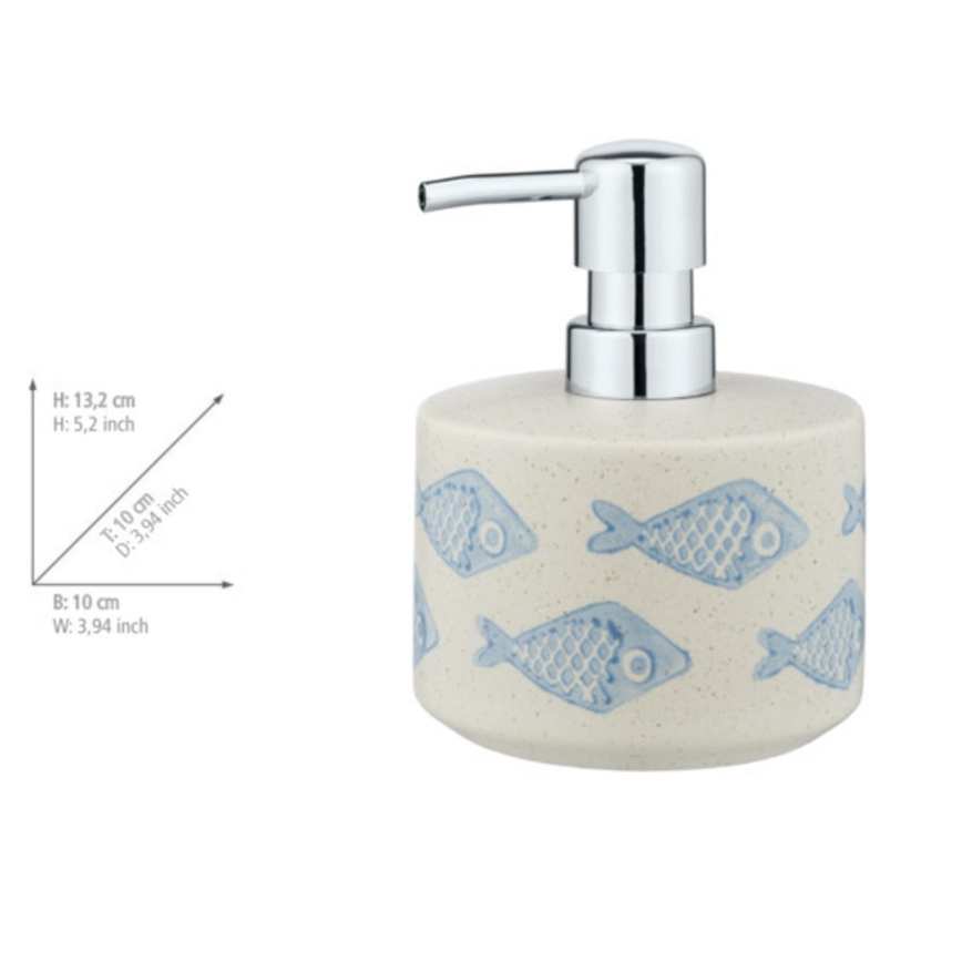 WENKO 24311100 - Muilo dozatorius AQUAMARIN 475 ml smėlinis