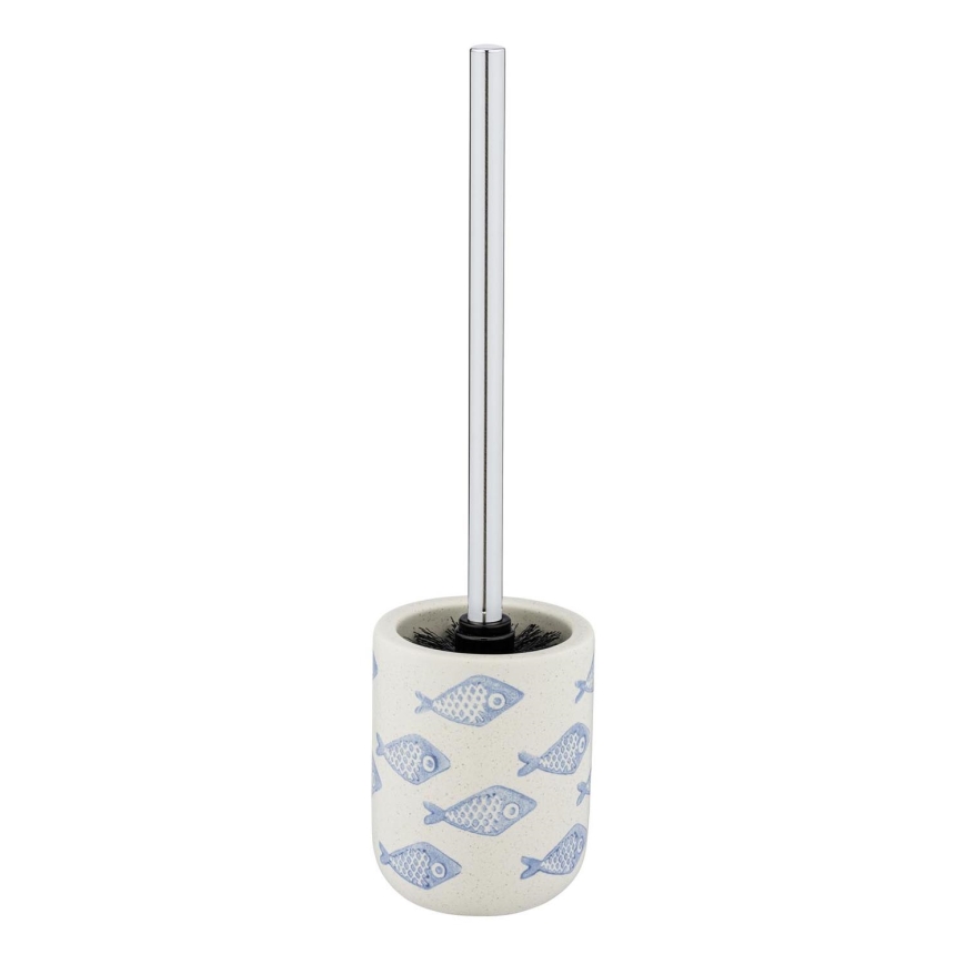 WENKO 24313100 - Tualeto šepetys AQUAMARIN 10x40 cm, smėlinės spalvos
