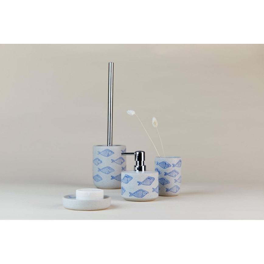 WENKO 24313100 - Tualeto šepetys AQUAMARIN 10x40 cm, smėlinės spalvos