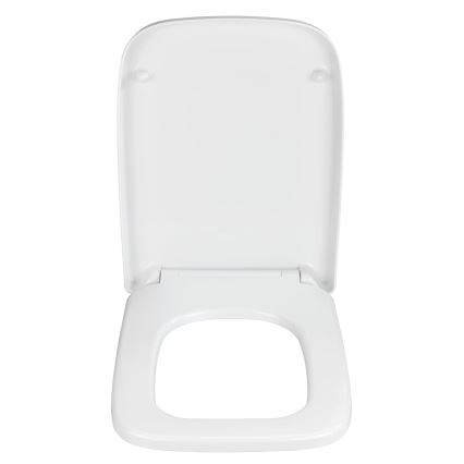 WENKO 24334100-Tualeto sėdynė EXCLUSIVE 46,5x37 cm balta/sidabrinė