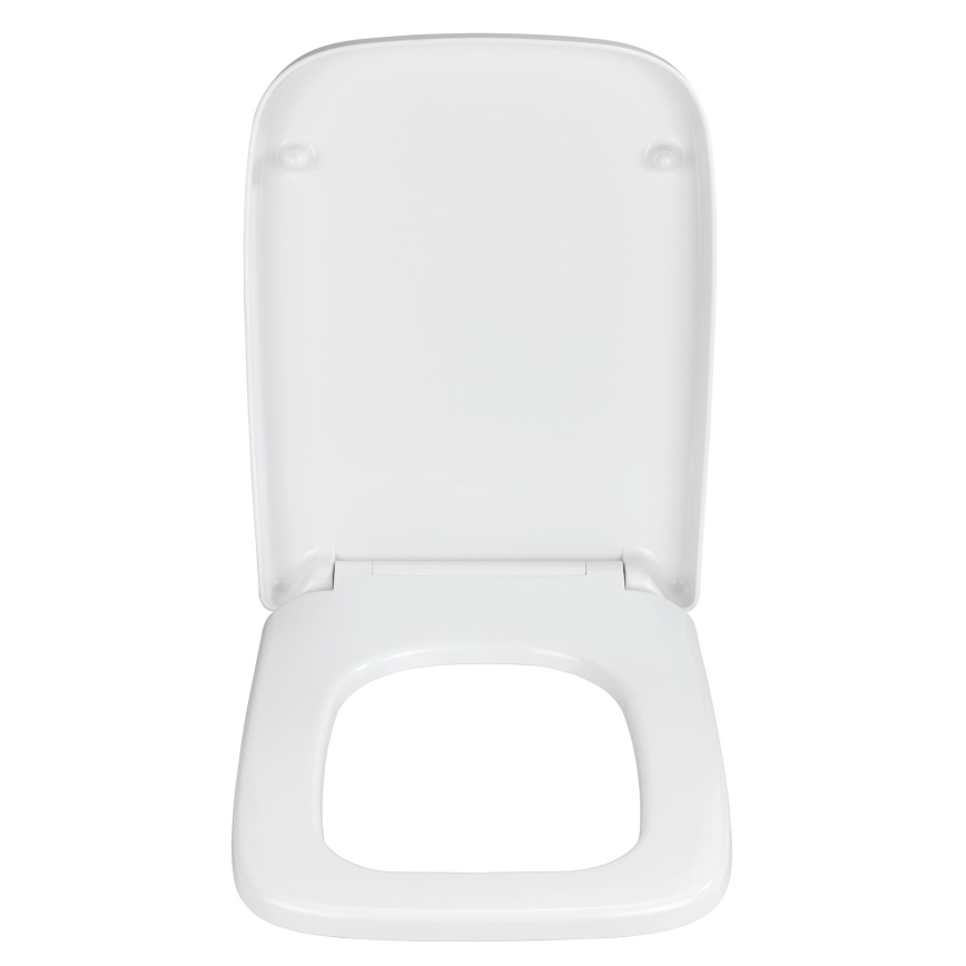 WENKO 24334100-Tualeto sėdynė EXCLUSIVE 46,5x37 cm balta/sidabrinė