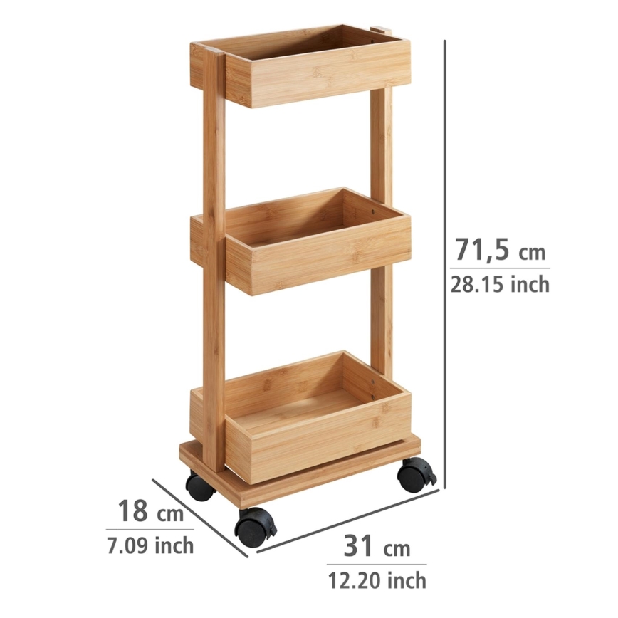 WENKO 24390100 - Lentyna TORTONA 18x71,5 cm ruda/juoda