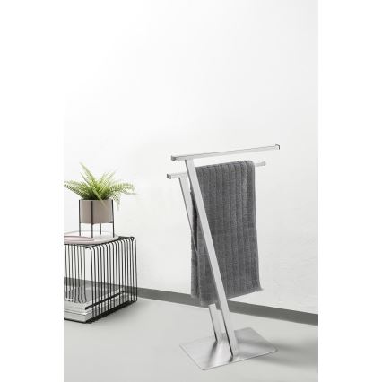 WENKO 24397100 - Rankšluosčių laikiklis LIRIO 20 x 76,5 cm, nerūdijančio plieno, satinuotas