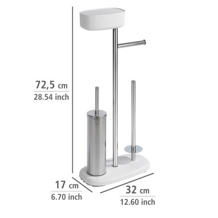 WENKO 24420100 - WC rinkinys RIVAZZA 17x72,5 cm baltas